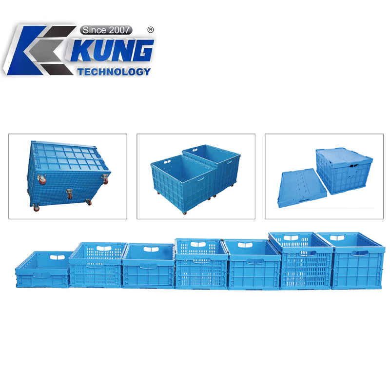 Wheeled folding turnover boxes for shoe factory🏭!
Easy move 🛞| Space saving📦 | Strong durable👍