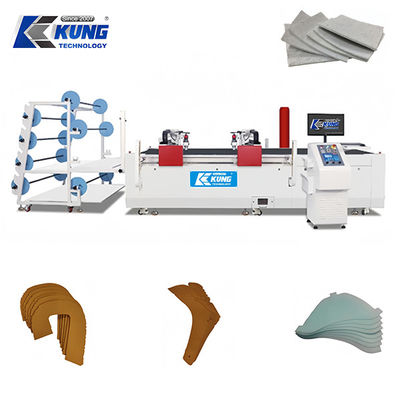 Snijmachine met oscillerend mes voor het snijden van schuim/stof