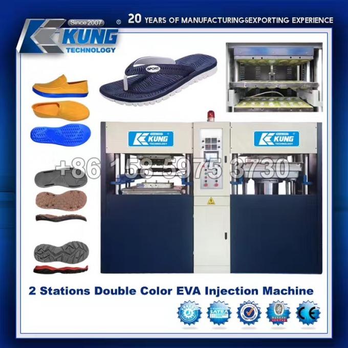 De elektrische Dubbele Kleur van Twee Posteva sole making machine practical 1