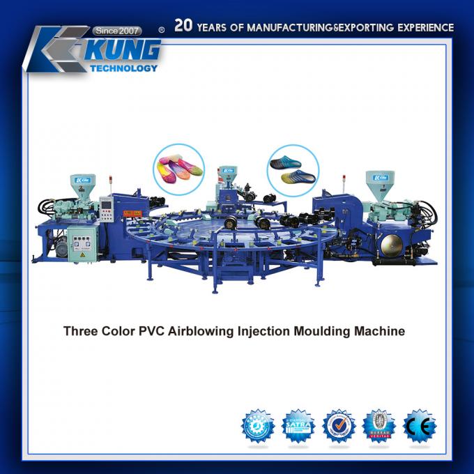 Duurzame Antiwear pvc-Lucht Blazende Machine, PCU Schoen Enige Vormende Machine 0