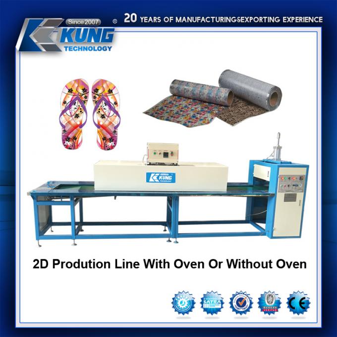2D de Drukmachine van de Filmoverdracht om Enige 2000x450x1545mm Te maken 0