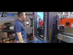 Injectiemachine voor het inspuiten van rubberen zool