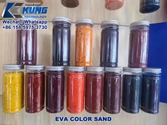 eva-kleur zand en masterbatch