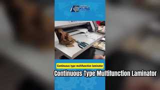 Automatische multifunctionele lamineermachine van het continue type voor schoenmaterialen