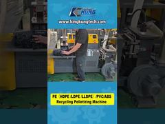 40–60 kg/u kunststofrecyclingpelletiseermachine voor PE, HDPE, LDPE, LLDPE, PVC en ABS